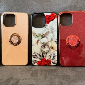 Set of 5 iPhone Cases with Rings
